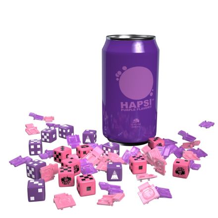 HAPSI CAN & FACTION DICE - PURPLE