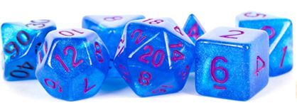 SET 7 DADI STARDUST BLU/VIOLA