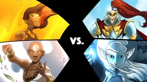DICE THRONE S 1: MONK VS PALADIN