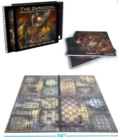 DUNGEON - BOOKS OF BATTLE MATS