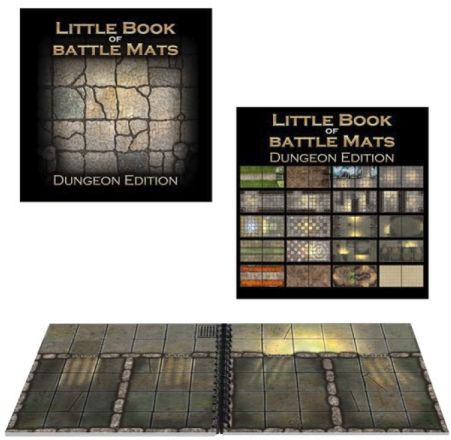LITTLE BOOK OF BATTLE MATS - DUNGEON ED.