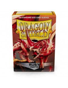DRAGON SHIELDS PRO MATTE RUBINO (100)