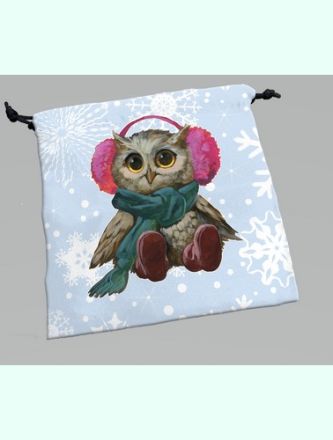 SACCHETTO PORTADADI FESTIVE OWLS
