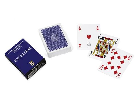 CARTE POKER EXCELSIOR BLU