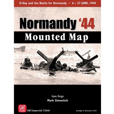 NORMANDY 1944 MOUNTED MAP
