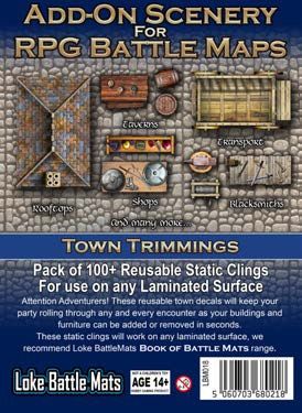 ADD ON SCENERY - TRIMMINGS BATTLE MAPS