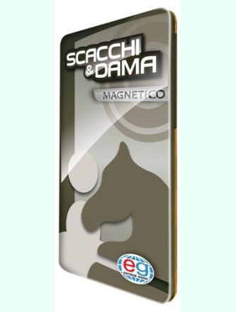 DAMA E SCACCHI MAGNETICO IN METALLO