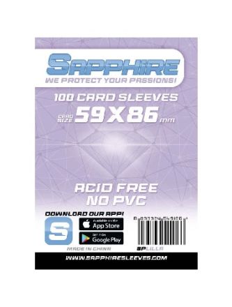 DECK PROTECTORS SAPPHIRE LILLA (59 X 86)