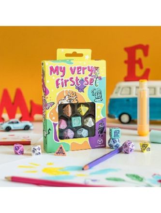 MY VERY FIRST DICE SET. MAGIC JOURNEY