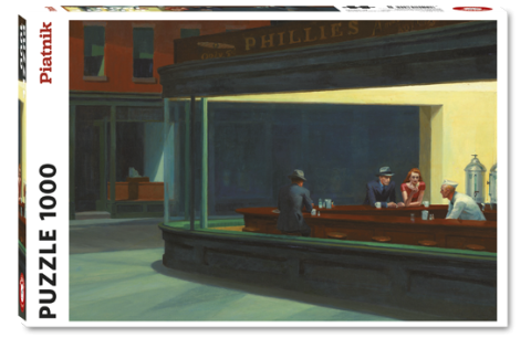 PUZZLE 1000: HOPPER NIGHTHAWKS