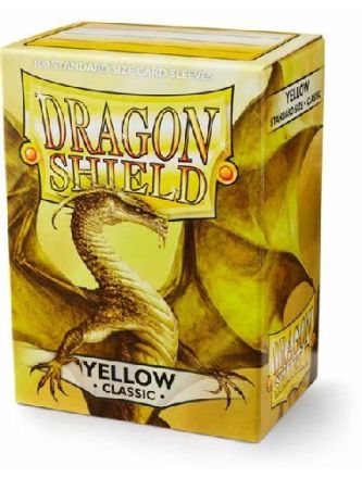 DRAGON SHIELD CLASSIC YELLOW (100 BUSTINE)