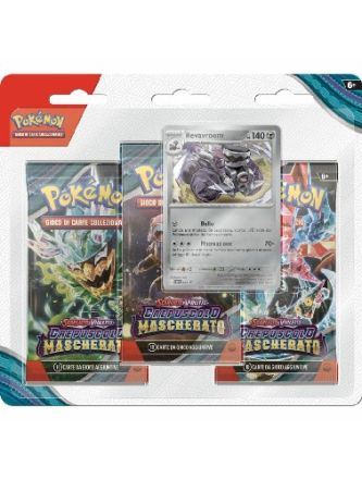 POKEMON - BLISTER 3 BUSTE CREPUSCOLO MASCHERATO