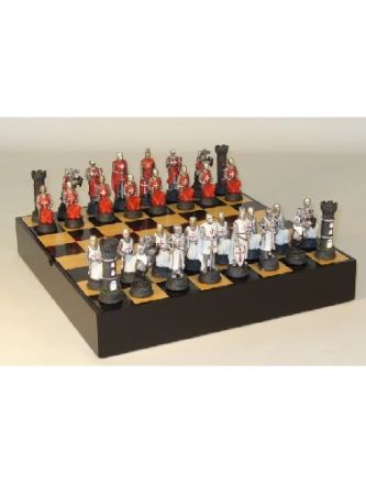 SCACCHIERA CROCIATI DIPINTI A MANO