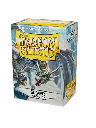 DRAGON SHIELD CLASSIC SILVER (100 BUSTINE)