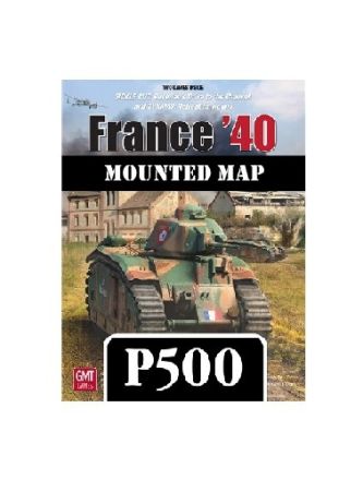 FRANCE '40 MOUNTED MAP