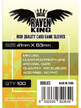 DECK PROTECTORS RAVEN KING (41x63)