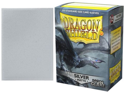 DRAGON SHIELD - MATTE NONGLARE  SILVER (100)