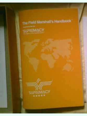 R1- SUPREMACY EXP: THE FIELD MARSHALL'S HANDBOOK (USATO)