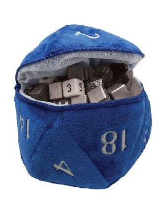 ULTRA PRO - D20 PLUSH DICE BAG - BLUE