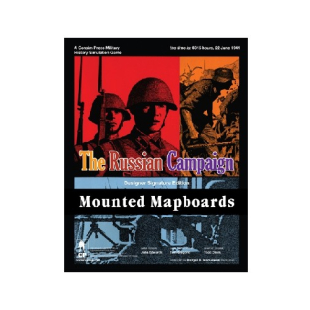 THE RUSSIAN CAMPAIGN MOUNTED MAP