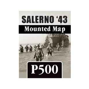 SALERNO '43 MOUNTED MAP