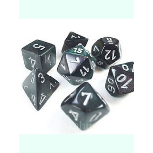 SET 7 DADI BOREALIS 2 FUMO/ARGENTO