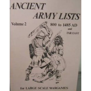 ANCIENT ARMY LISTS 800 TO 1485 AD