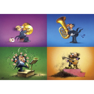 PUZZLE 150: LOUP, MUSICIANS