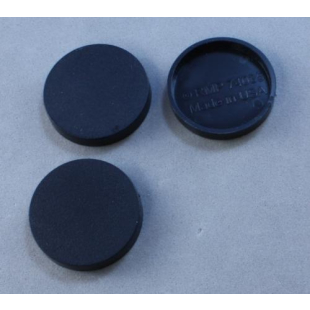1' ROUND PLASTIC RPG BASE (20)