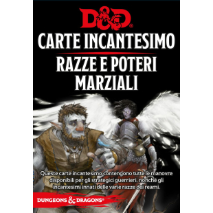 D&D5 – CARTE INCANTESIMO: RAZZE E POTERI MARZ.