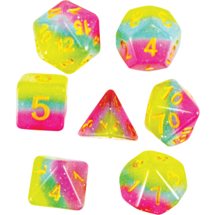 SET 7 DADI FOSCHIA VIOLA