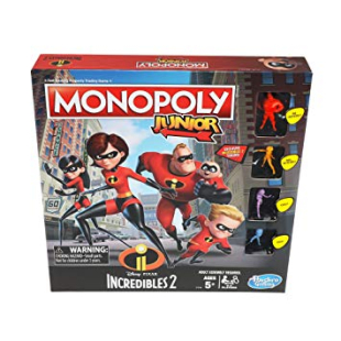 MONOPOLY JUNIOR THE INCREDIBLES