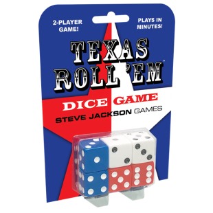 SET 6 DADI 6D TEXAS ROLL'EM