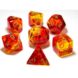 SET 7 DADI LAB 3 ROSSO-GIALLI/ORO