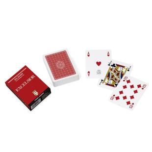 CARTE POKER EXCELSIOR ROSSO