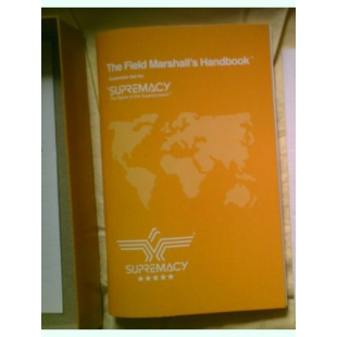 R1- SUPREMACY EXP: THE FIELD MARSHALL'S HANDBOOK (USATO)