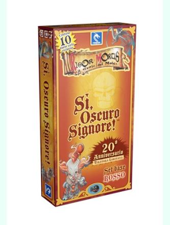 si, oscuro signore 20° anniversario - scatola rossa
