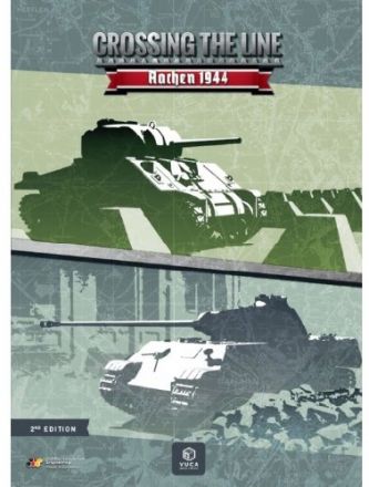 Crossing the Line - Aachen 1944 - with mounted map