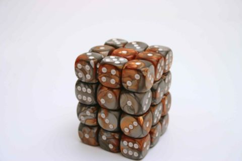 SET 36 DADI 12 MM. GEMINI RAME-ACCIAIO