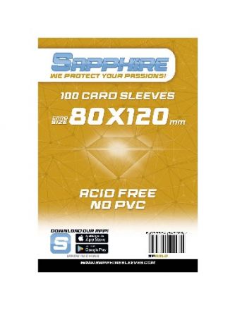 DECK PROTECTORS SAPPHIRE GOLD (80 X 120)