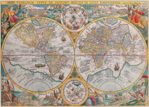 PUZZLE 1500: MAPPAMONDO STORICO