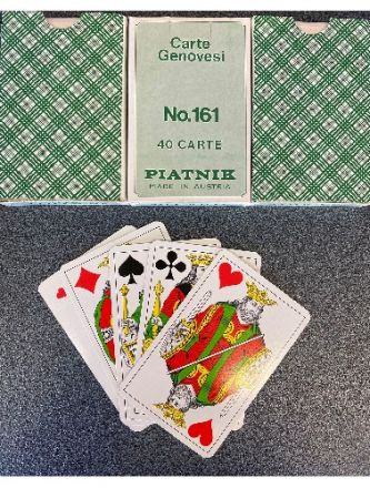 MAZZO DI CARTE GENOVESI VERDI