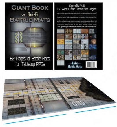 GIANT BOOK OF SCI-FI BATTLE MATS