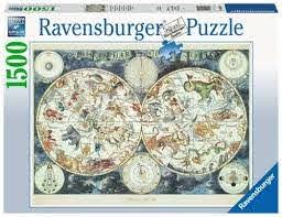 PUZZLE 1500:MAPPA DI ANIMALI FANTASTICI