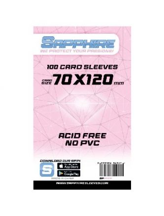 DECK PROTECTORS SAPPHIRE PINK (70 X 120)