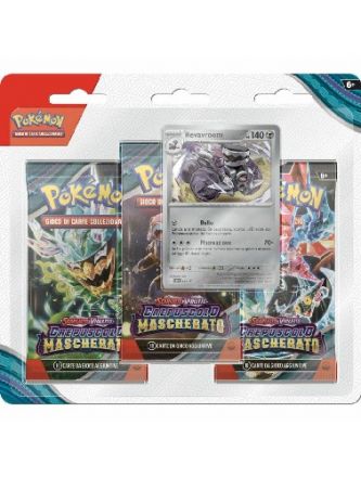 POKEMON - BLISTER 3 BUSTE CREPUSCOLO MASCHERATO